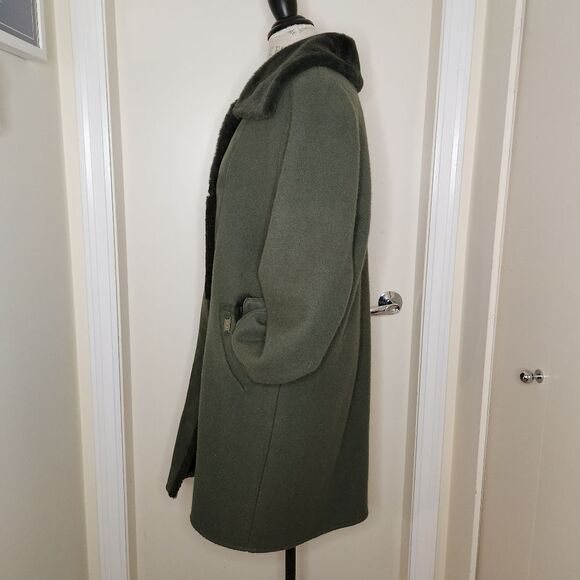 Vintage wool sheerling coat - Picture 2 of 15
